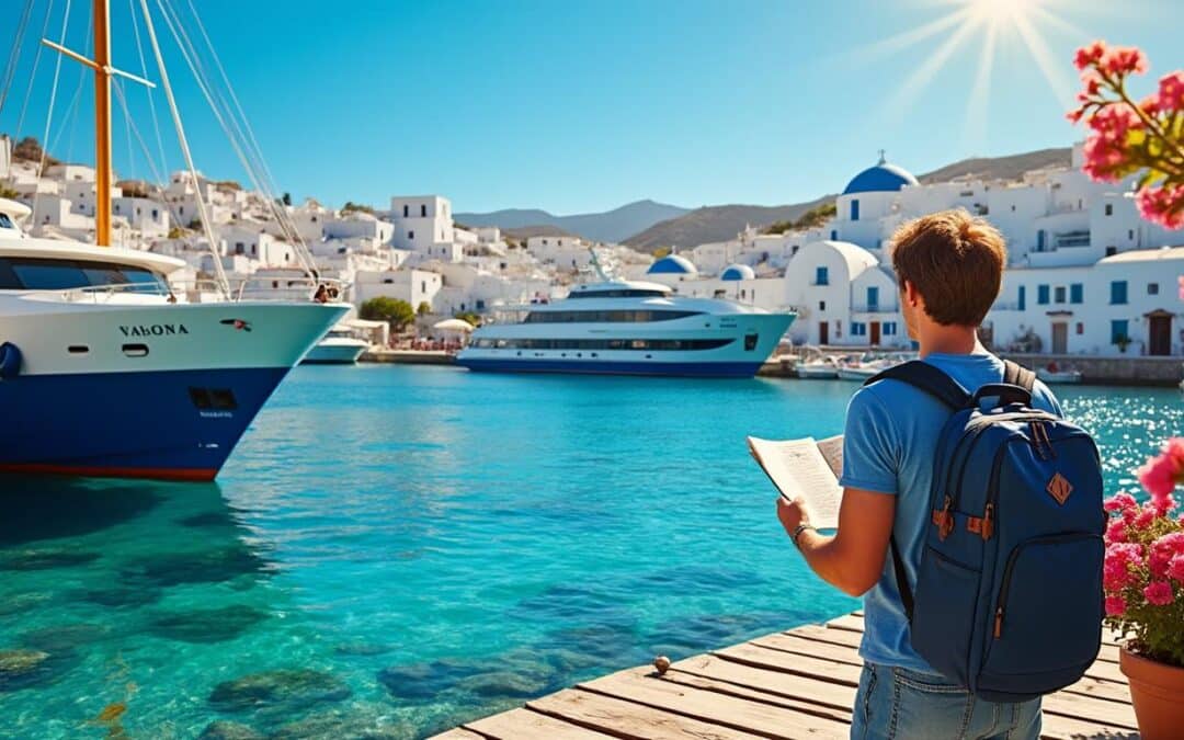 Comment voyager entre la Crète et Santorin ou Mykonos : guide pratique