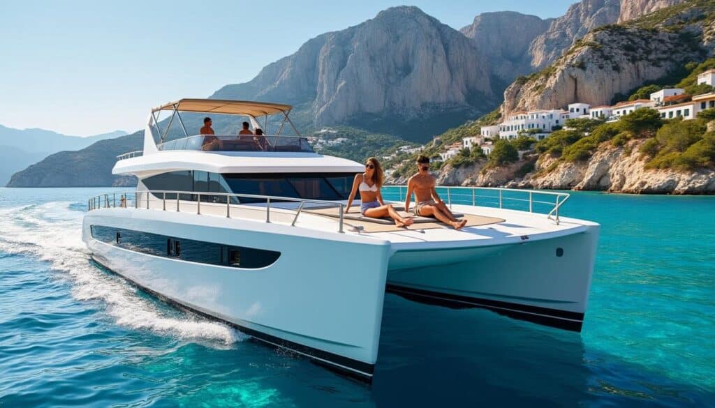 partez à l'aventure avec christal sailing et vivez une croisière inoubliable en catamaran en crète. explorez les eaux cristallines, profitez du confort à bord et découvrez des paysages à couper le souffle.