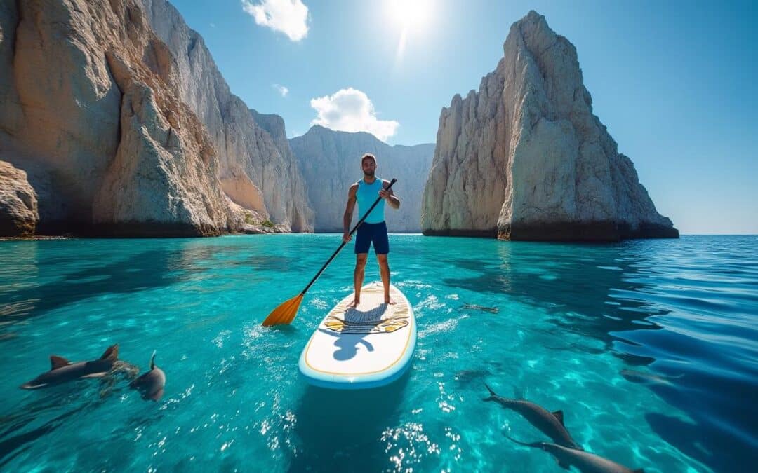 Stand-up paddle en crète : découvrir la mer autrement pour une expérience unique