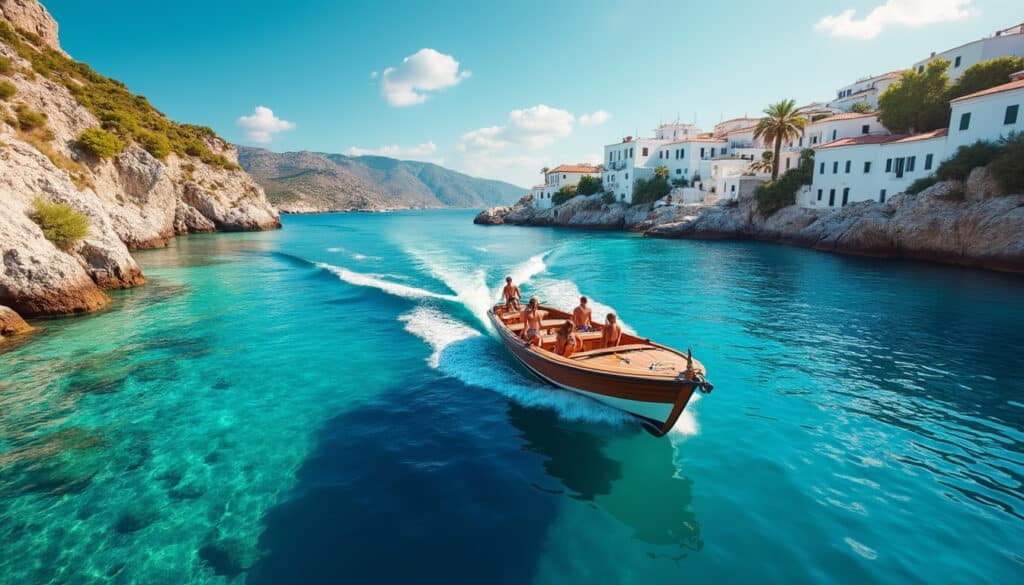 partez en croisière intime en petit bateau dans les îles grecques et explorez des trésors cachés pour un voyage unique et authentique.