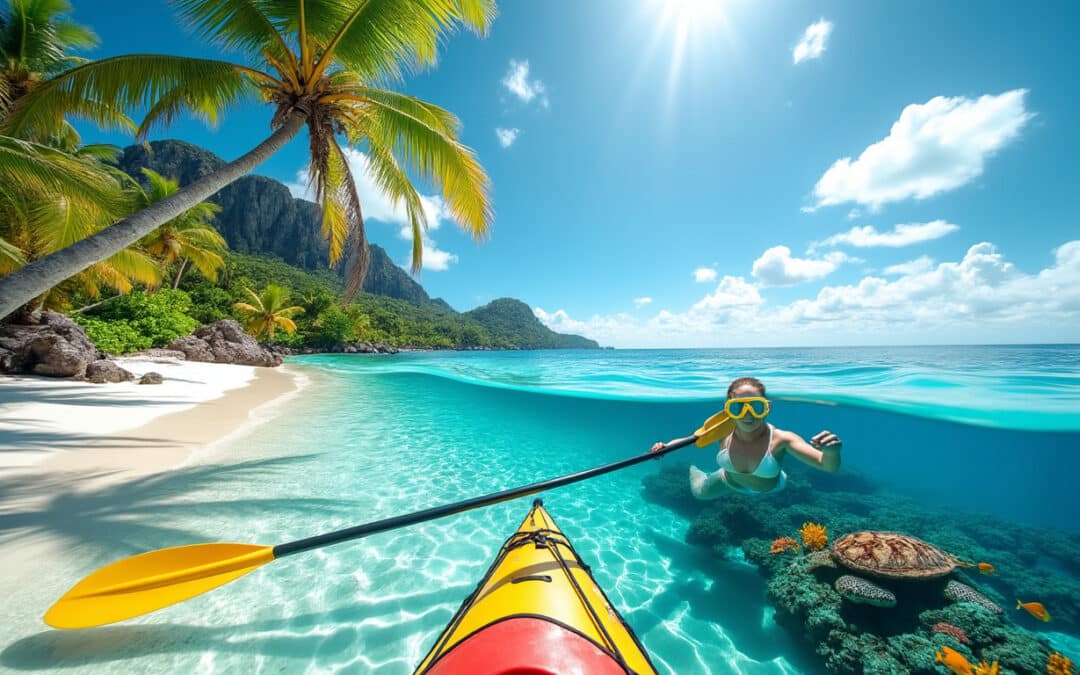 explorez les meilleurs spots incontournables pour le paddle, le kayak et le snorkeling et vivez des aventures inoubliables en pleine nature.
